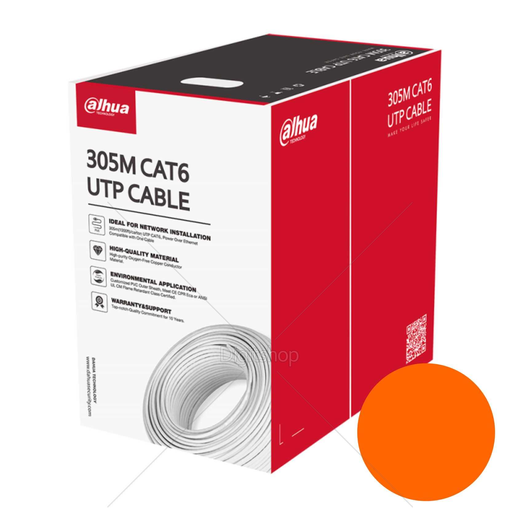 DAHUA-PFM922I-6UN-C-UTP-KABEL-CAT6-305m-ORANGE_im1 DAHUA PFM922I-6UN-C UTP KABEL CAT6 305m / ORANGE / CPR / Eca - slika 1