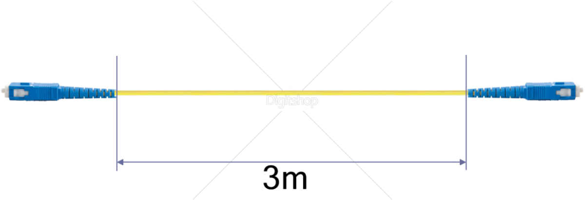 SINGLE-MODE OPTIČNI PATCH KABEL SC (3m) - slika 3